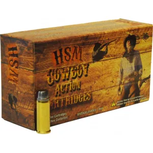 Hunting Shack 38401N Cowboy Action 38-40 Winchester 180 GR Round Nose Flat Point - 50rd Box