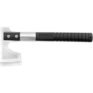 SOG Camp Axe Hatchet, 3.10\" Stainless Steel Blade, Black Glass-Reinforced Nylon Handle, SOGCH1001C