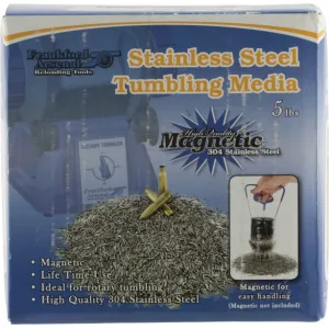 Frankford Arsenal 909191 Stainless Steel Pins Tumbling Media Universal 5 lbs