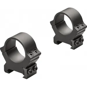 Leupold 174079 PRW2 Scope Ring Set Picatinny/Weaver Low 1\" Tube Matte Black Steel