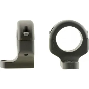 DNZ BW1H2 2-Piece Base/Rings For Browning A-Bolt III 1\" Rings High Black Matte Finish