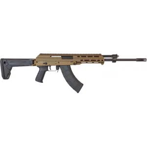 M+M M10X Zhukov - Semi-Auto Rifle - 16.5\" Barrel - 7.62x39mm - 30 Round Magazine - Burnt Bronze - M10X-Z SH BB