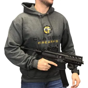 Classic Firearms Hoodie - Charcoal Gray