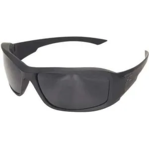 Edge Hamel Safety Glasses Black with Black G15 Vapor Shield Lens Thin Temple Frame