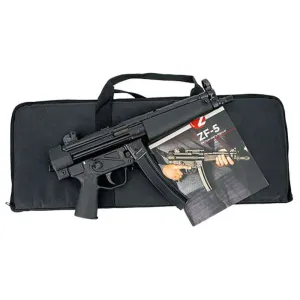 Zenith ZF-5 ZF5001MAG9BK Pistol 9mm 8.9\" 30rd Semi-Auto Threaded Barrel Roller-Delayed Blowback Black