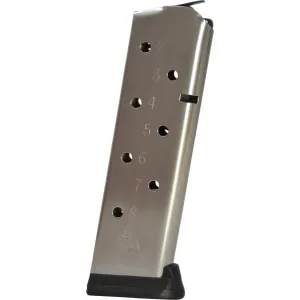 Colt 1911 9mm Stainless Steel Magazine SP300100-RP, Compatible with 1911 Defender/Officer, 8 Rounds