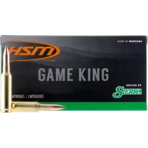 Hunting Shack 65CREEDMOOR1 Game King 6.5 Creedmoor 140 GR Sierra GameKing - 20rd Box