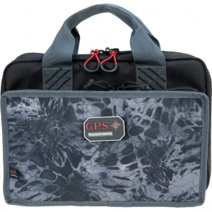 Quad Pistol Range Bag w/ Mag Storage Dump Cups - Camo