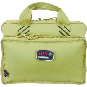 Quad Pistol Range Bag w Mag Storage Dump Cups - Tan