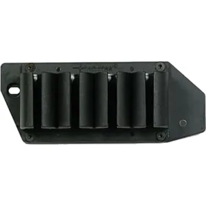 TacStar 1081134 SideSaddle #4 Shot Shotshell Carrier 20GA Moss 500 Only Black Polymer/Aluminum