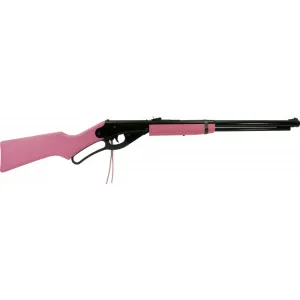 Daisy 1998 Red Ryder Air Rifle Lever .177 BB Blued Pink Solid Wood Stock