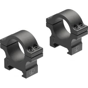 Leupold 180943 Open Range Cross-Slot Scope Ring Set High 1\" Tube Matte Black Aluminum