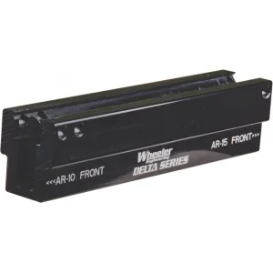 Wheeler 156888 Delta Series Upper Pic Rail Vise Block Black Aluminum Rifle AR-15, AR-10