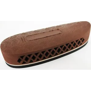 Pachmayr 00007 F325 Deluxe Field Recoil Pad Medium Brown with White Line Rubber for Shotgun