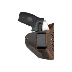 Versacarry REV211 Revolver Distressed Brown Buffalo Leather IWB S&W J Frame,Ruger LCR/SP101 Right Hand