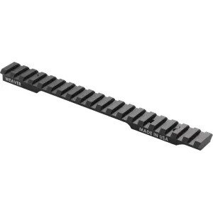 Weaver Mounts 99468 1-Piece Base For Ruger American Long Action Picatinny Style Black Matte Anodized Finish