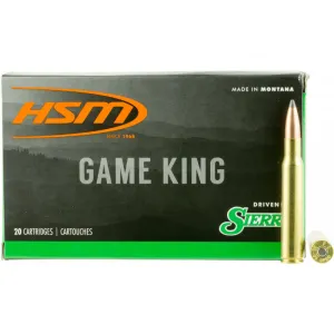Hunting Shack 300640N Game King 30-06 Springfield 165 gr Sierra GameKing Spitzer Boat-Tail - 20rd Box