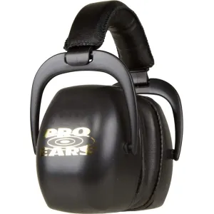 Pro Ears PEUPB Ultra Pro Passive Muff 30 dB Over the Head Black Ear Cups with Black Headband for Adults 1 Pair