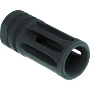 Bravo Company A2X A2X A2 Flash Hider Black Phosphate 4150 Steel with 1/2\"-28 tpi Threads for 5.56x45mm NATO M4 Platform & M16 Platform