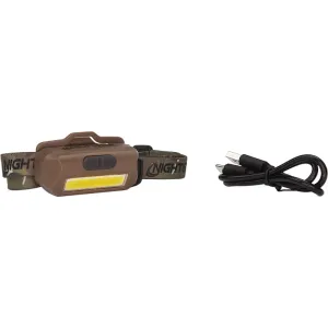 Nightstick USB4510F USB-4510F Multi-Flood Flat Dark Earth 35/60/250 Lumens Green/Red/White LED Bulb Clip-On/Camo Strap