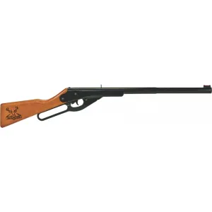 Daisy 2105 Buck Air Rifle Lever .177 BBs TruGlo Sight Wood Stock Blued