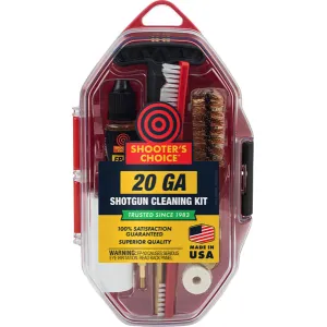 Shooters Choice SRS20 Cleaning Kit 20GA Firearm Type Shotgun Bronze/Nylon Bristle