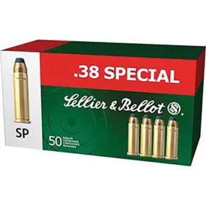 Sellier & Bellot SB38C Handgun 38 Special 158 GR Soft Point - 50rd Box