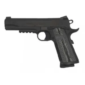 Colt Mfg O1082RGCCU 1911 Government Combat Unit 9mm Luger 5\" 9+1 Black PVD Stainless Steel Checkered & Scalloped Black G10 Grip