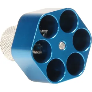 Pachmayr 02652 Competition Speedloader made of Aluminum with Blue Finish for S&W K Frame Holds up to 6rds