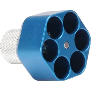 Pachmayr 02654 Competition Speedloader made of Aluminum with Blue Finish for S&W L Frame Holds up to 6rds