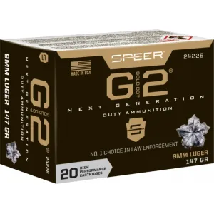 Speer 24226 Gold Dot G2 9mm 147 GD2 - 20rd Box