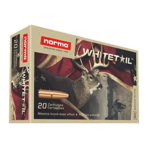 Norma Ammunition (RUAG) 20166492 Whitetail 6.5 Creedmoor 140 gr Pointed Soft Point (PSP) - 20rd Box