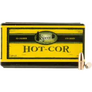 Speer 2259 Hot-Cor Rifle 32 Caliber .321 170 GR Soft Point Flat Nose 100 Box