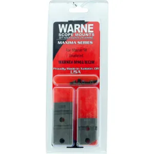 Warne M902832M Weaver Style Base For Mauser 98 Black Matte Finish