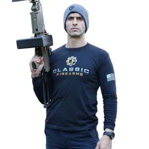 Classic Firearms Long Sleeve Shirt - Black