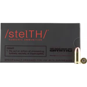 Ammo Inc 45230TMCSTL stelTH 45 ACP 230 gr Total Metal Case (TMC) - 50rd Box