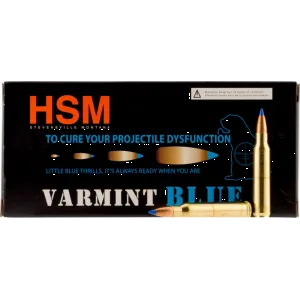 Hunting Shack HSM22354N Varmint Blue .223/5.56 NATO 55 GR Sierra BlitzKing - 20rd Box