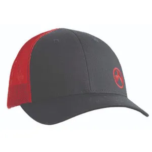 Magpul MAG1106-003 Icon Trucker Hat Black/Red Adjustable Snapback M/L Structured