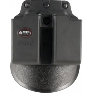 Fobus 6936GNDP Paddle Double Magazine Pouch Fits Glock 36 Polymer Black