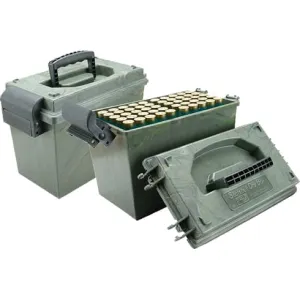 MTM SD1001209 Shotshell Dry Box 12GA 100rd Poly Green Wild Camo