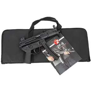 Zenith Firearms ZF-5T Essentials Package ZF5T01MAG9BK Pistol 9mm 5\" 30rd Semi-Auto Threaded Barrel, Adjustable Sights.