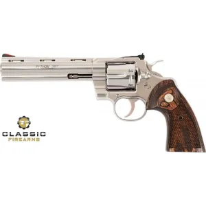 Colt Manufacturing Python .357 Magnum 6\" Barrel 6-Shot Stainless Steel Revolver python-sp6wts