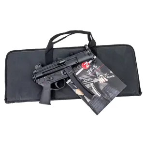 Zenith ZF-5K Essentials Package ZF5K01MAG9BK Pistol 9mm 4.6\" 30rd Semi-Automatic Roller-Delayed Blowback, Soft Case