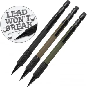 Rite in the Rain TAC13 Mechanical Pencil - Flat Dark EARTH, BLACK, & Olive Drab w/ Black Lead 3 Pack