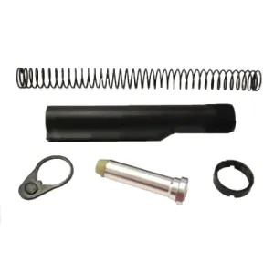 Mil-Spec 6 Position Buffer Tube, Spring, Buffer,Plate Nut .223 Carbine Rifle Kit - ST007M