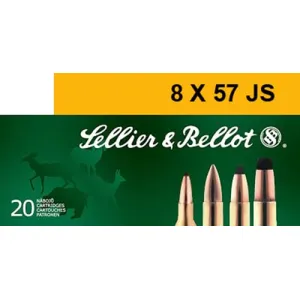 Sellier & Bellot SB857JRSA Rifle 8X57mm JRS 196 GR Spce (Soft Point Cut-Through Edge) - 20rd Box