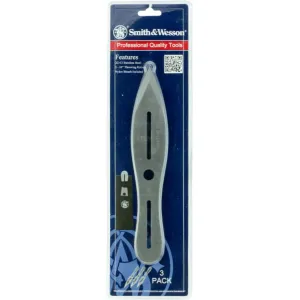 Smith & Wesson Knives SWTK10CP Throwing Knives 10\" 2Cr13 SS Spear Point Dual Edge 3 Pack