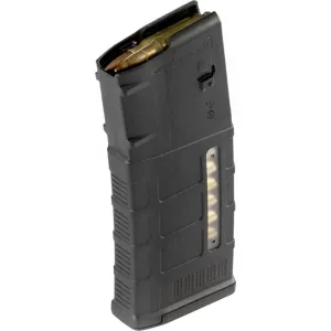 Magpul MAG292-BLK PMAG GEN M3 Window SR25/M110 7.62x51mm NATO 25rd Round Polymer Black