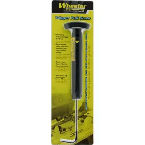 Wheeler 309888 Trigger Pull Scale Black Metal Handgun