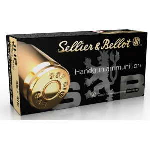 Sellier & Bellot SB357SIGB 357 SIG 124 Jacketed Hollow Point - 50rd Box